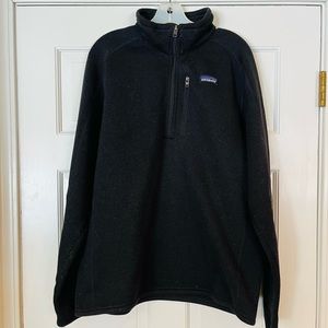 Patagonia Men’s pullover-navy, large